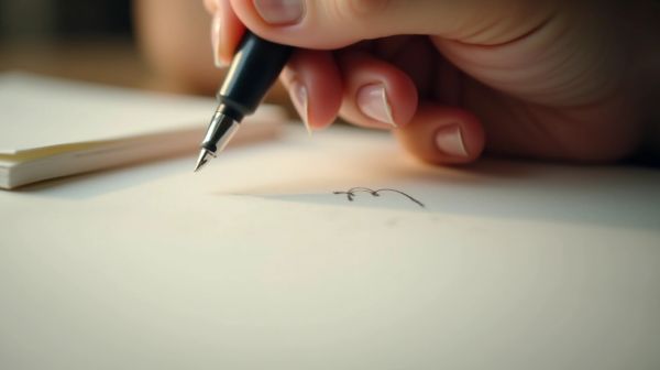 Rédiger un message touchant pour une carte de condoléance