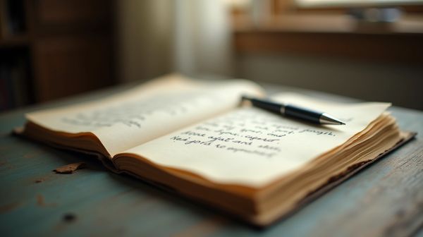 Rédiger un message touchant pour une carte de condoléance